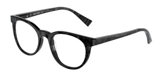 Alain Mikli 0A03063 men Black Round Eyeglasses
