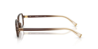 Miu Miu 0MU 01YV women Brown Rectangle Eyeglasses