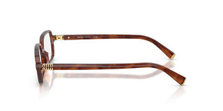 Miu Miu 0MU 01YV women Brown Rectangle Eyeglasses