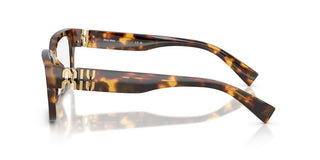 Miu Miu 0MU 02YV women Havana Rectangle Eyeglasses