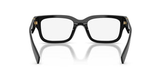 Miu Miu 0mu 02yv Women Black Rectangle Eyeglasses