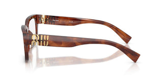 Miu Miu 0mu 02yv Women Havana Rectangle Eyeglasses