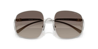 Miu Miu 0MU A57S women Silver Oversize Sunglasses