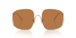 Miu Miu 0mu A57s Women Gold Oversize Sunglasses