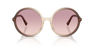 Miu Miu 0MU B02S women Brown Round Sunglasses