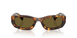 Miu Miu 0mu B04s Women Havana Rectangle Sunglasses