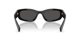 Miu Miu 0MU B04S women Black Rectangle Sunglasses