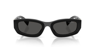 Miu Miu 0MU B04S women Black Rectangle Sunglasses