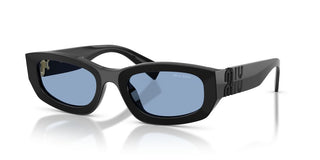 Miu Miu 0MU B04S women Black Rectangle Sunglasses