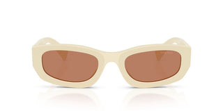 Miu Miu 0MU B04S women White Rectangle Sunglasses