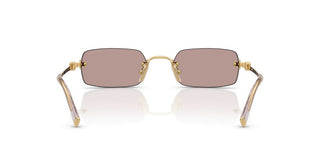 Miu Miu 0mu B50s Women Gold Rectangle Sunglasses