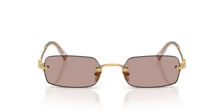 Miu Miu 0mu B50s Women Gold Rectangle Sunglasses