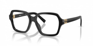 Miu Miu 0mu  03yv Women Black Oversize Eyeglasses