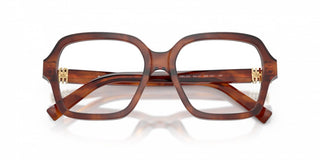 Miu Miu 0mu  03yv Women Havana Oversize Eyeglasses