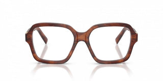 Miu Miu 0mu  03yv Women Havana Oversize Eyeglasses