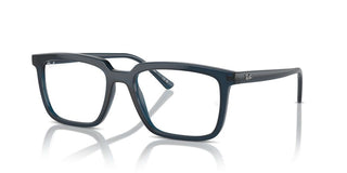 Ray-ban Alain Rx 7239 Unisex Blue Geometric Eyeglasses