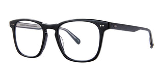 Garrett Leight Alder Unisex Black Squared Eyeglasses