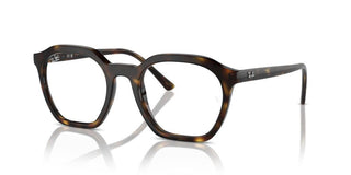 Ray-ban Alice Rx 7238 Unisex Havana Geometric Eyeglasses
