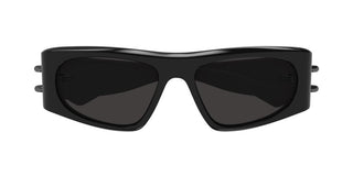 Alexander McQueen AM0471S unisex Black Squared Sunglasses