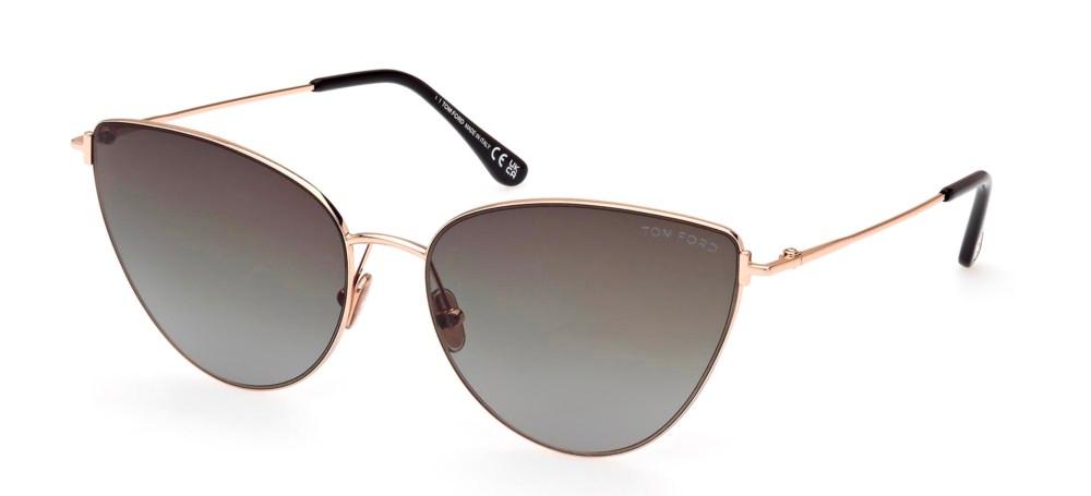 New! Tom Ford FT1005 28B Anais-02 Women Cat Eye Sunglasses in Gold Authentic New! Tom Ford FT1005 28B Anais-02 Women Cat Eye Sunglasses  main image 3