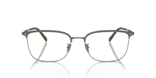 Giorgio Armani Ar 5143 Men Silver Rectangle Eyeglasses