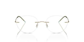 Giorgio Armani Ar 5147 Men Rose Gold Round Eyeglasses