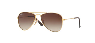 Ray-Ban AVIATOR JUNIOR RJ 9506S children Gold Pilot Sunglasses
