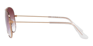 Ray-Ban AVIATOR JUNIOR RJ 9506S unisex Rose gold Pilot Sunglasses