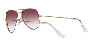 Ray-Ban AVIATOR JUNIOR RJ 9506S unisex Rose gold Pilot Sunglasses
