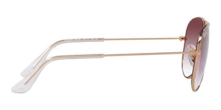 Ray-Ban AVIATOR JUNIOR RJ 9506S unisex Rose gold Pilot Sunglasses