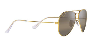 Ray-Ban AVIATOR LARGE METAL RB 3025 CHROMANCE unisex Gold Pilot Sunglasses
