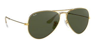 Ray-ban Aviator Large Metal Rb 3025 Unisex Gold Pilot Sunglasses