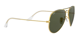 Ray-ban Aviator Large Metal Rb 3025 Unisex Gold Pilot Sunglasses