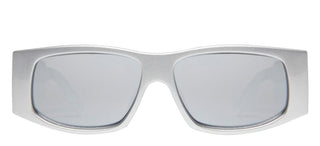 Balenciaga BB 0100S LED FRAME LIMITED EDITION unisex Silver Geometric Sunglasses