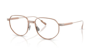 Brunello Cucinelli BC 1008T unisex Rose gold Geometric Eyeglasses