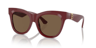 Burberry Be 4418 Women Red Cat Eye Sunglasses