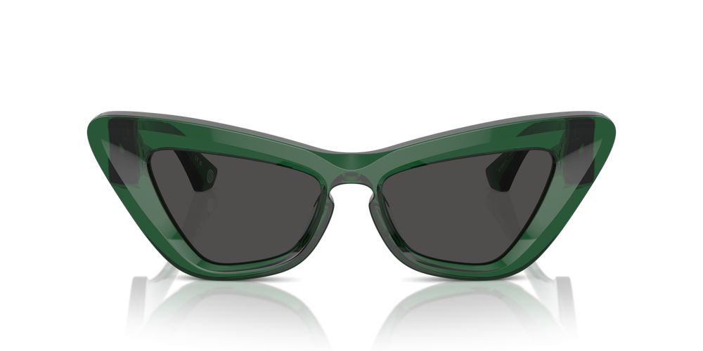 BURBERRY BE4421U 4104/87 Green Cat Eye B Motif Sunglasses 51mm Authentic Italy Burberry Be 4421u Women Green Cat Eye Sunglasses – Otticanet main image 4