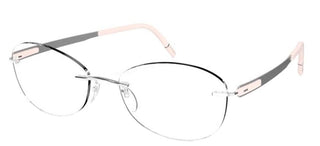 Silhouette BLEND 5555/BA unisex Pink Geometric Eyeglasses
