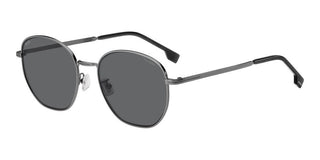 Boss BOSS 1671/F/SK men Ruthenium Round Sunglasses