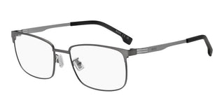 Boss BOSS 1840/G men Ruthenium Squared Eyeglasses