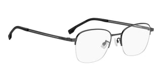 Boss BOSS 1872/F men Ruthenium Squared Eyeglasses