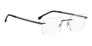 Boss BOSS 1873/F men Ruthenium Squared Eyeglasses