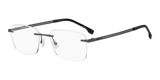 Boss BOSS 1873/F men Ruthenium Squared Eyeglasses