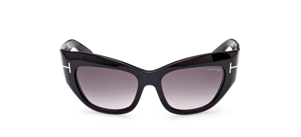 Tom Ford BRIANNA FT 1065 unisex Black Geometric Sunglasses  display picture 2