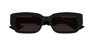 Bottega Veneta BV1406S unisex Black Squared Sunglasses