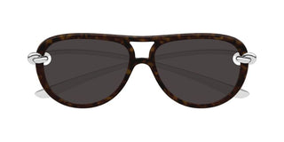 Bottega Veneta BV1418S women Havana Pilot Sunglasses