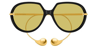 Bottega Veneta BV1436S unisex Black Sunglasses