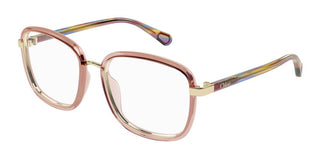 Chloé CC0025O KIDS unisex Pink Geometric Eyeglasses
