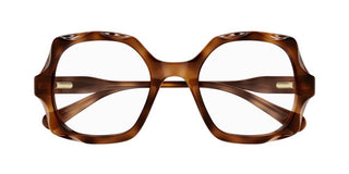 Chloé CC0026O KIDS unisex Havana Geometric Eyeglasses