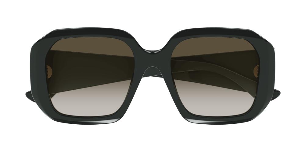 CHLOE CH0300S. 003 Green Squared Sunglasses Chloe CH0300S Sunglasses | Select Eyewear main image 2